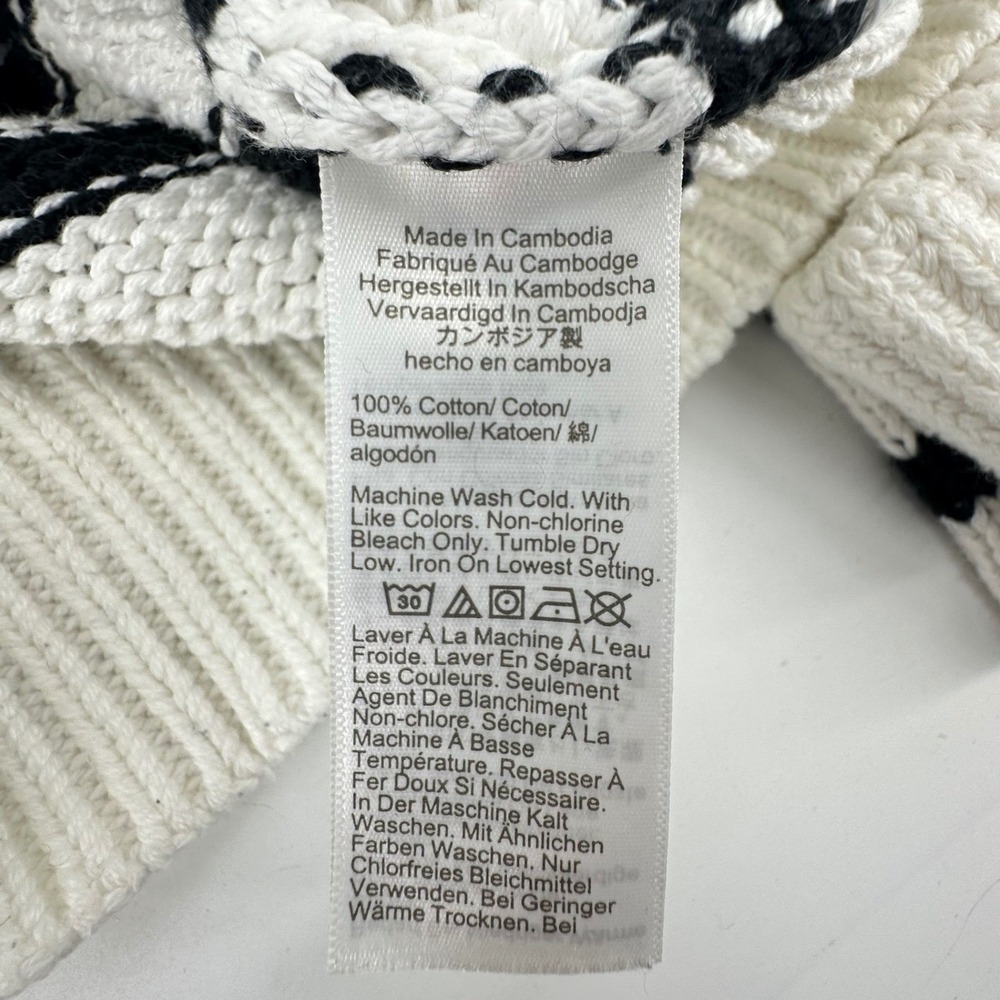 J.Crew Roll Neck Striped Sweater Cotton Fisherman Preppy Nautical Coastal M - Picture 4 of 7